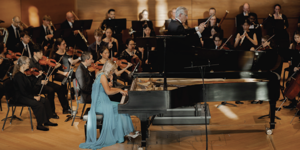 "Ms. Kern performed Rachmaninoff at the final Philharmonic concert of the season."